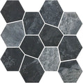 Upcycle Safari Carbone Recycled Glass Matte Mosaic - image 1