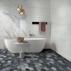 Upcycle Safari Carbone Recycled Glass Matte Mosaic - image 4