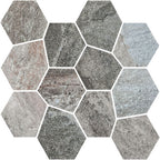 Upcycle Safari Grigio Recycled Glass Matte Mosaic - image 1
