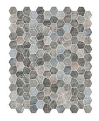 Upcycle Safari Grigio Recycled Glass Matte Mosaic - image 4