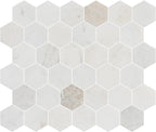 Valentino Bianco 2" Hexagon Honed Marble Mosaic - image 4