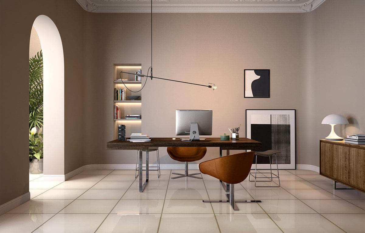 Vetri Bronzo (Taupe) Polished Porcelain Tile - image 6
