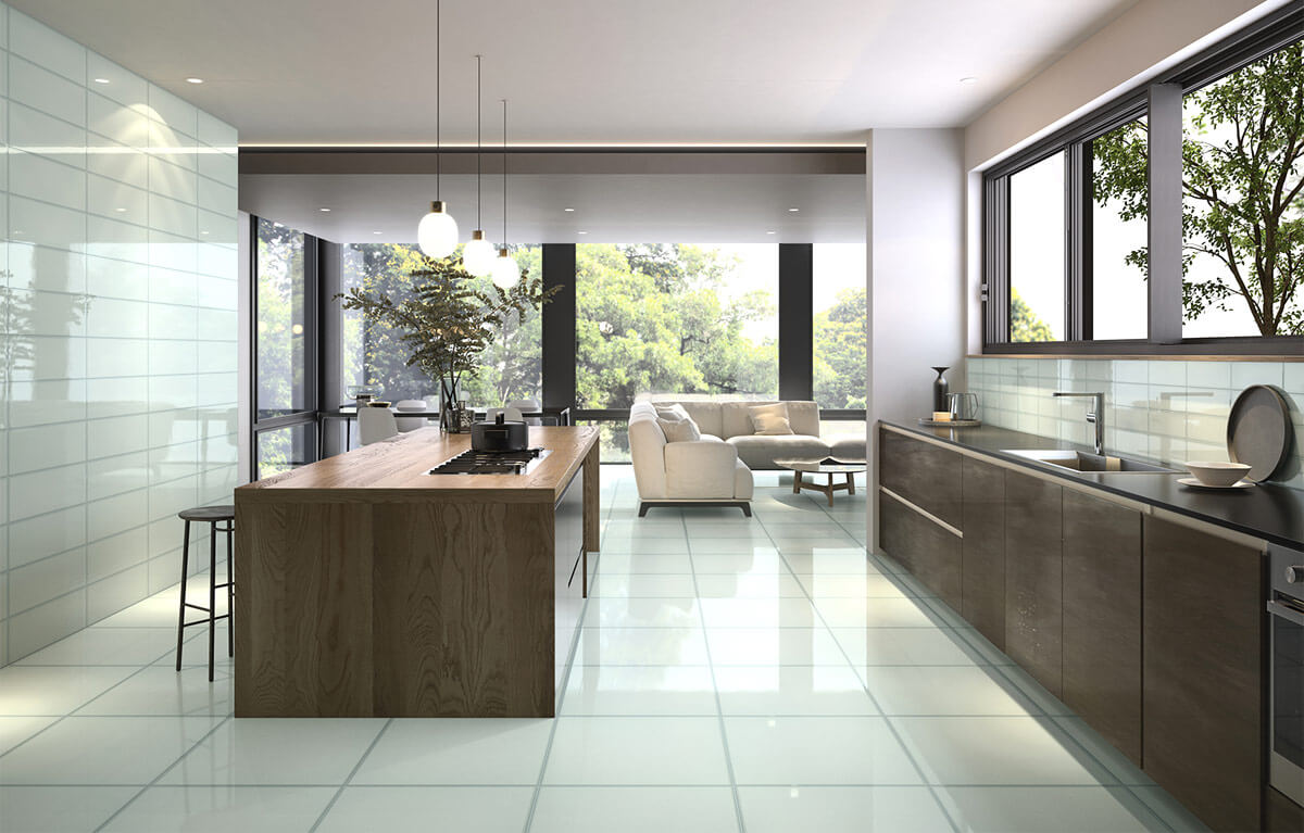 Vetri Natural (Grey/Blue) Polished Porcelain Tile - image 5