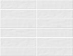 Wave White 3"x12" Glossy Ceramic Tile - image 2