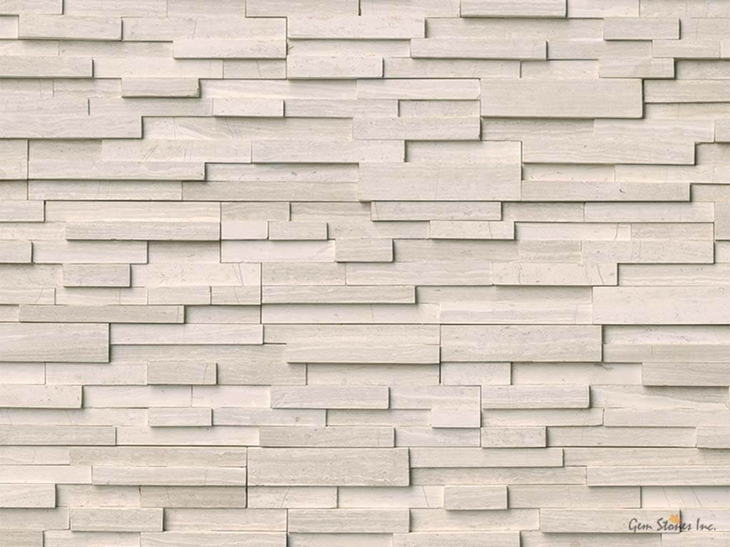 White Oak 3D Honed Ledge Panel - image 1