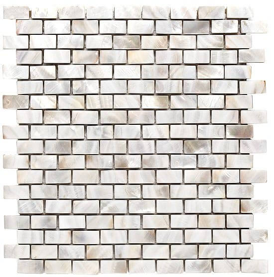 White Pearl Brick Genuine Mother Of Pearl Mosaic - image 2