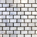White Pearl Brick Genuine Mother Of Pearl Mosaic - image 1