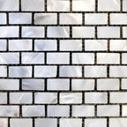 White Pearl Brick Genuine Mother Of Pearl Mosaic - image 1