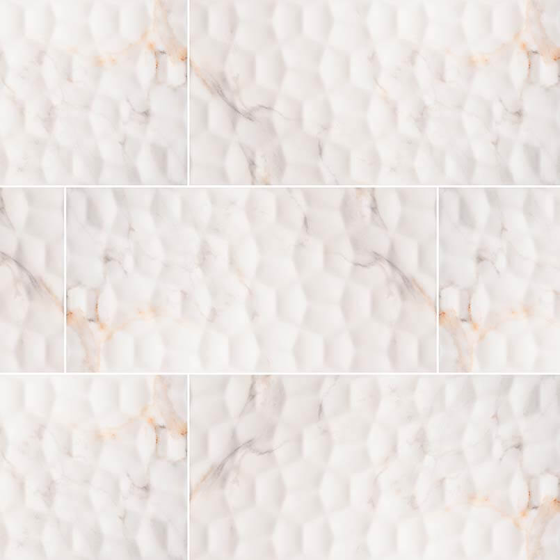 Adella Viso Calacatta 12"x24" Satin Matte Porcelain Tile - image 1