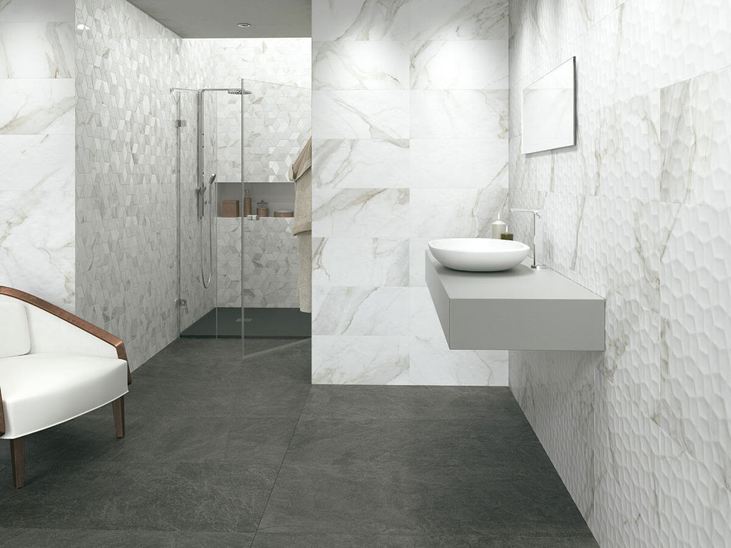 Adella Viso Calacatta 12"x24" Satin Matte Porcelain Tile - image 3