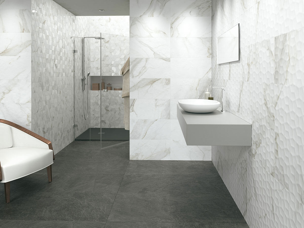 Adella Viso Calacatta 12"x24" Satin Matte Porcelain Tile - image 3