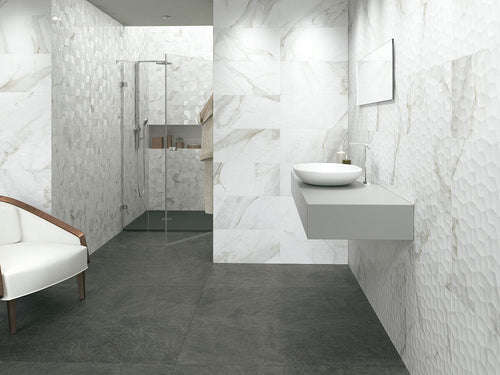 Adella Viso Calacatta 12"x24" Satin Matte Porcelain Tile - image 3