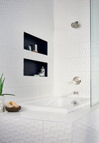 Adella Viso White 12"x24" Satin Matte Porcelain Tile - image 2