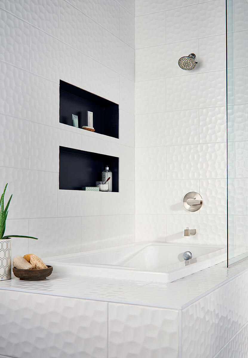 Adella Viso White 12"x24" Satin Matte Porcelain Tile - image 2