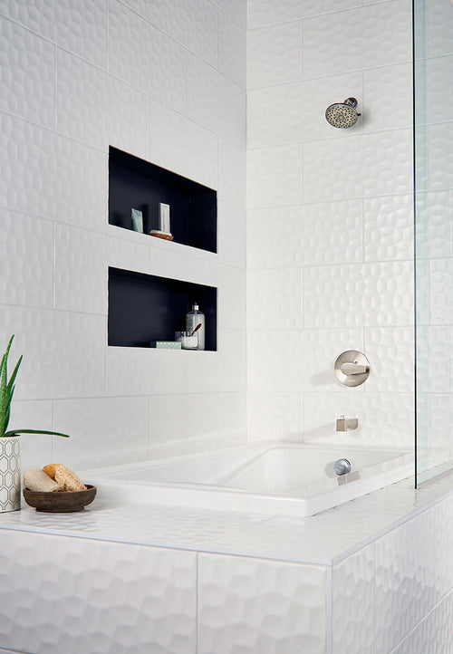 Adella Viso White 12"x24" Satin Matte Porcelain Tile - image 2