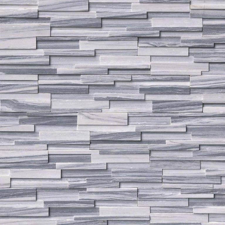 Alaska Grey 3D Honed Ledger Panel - image 1