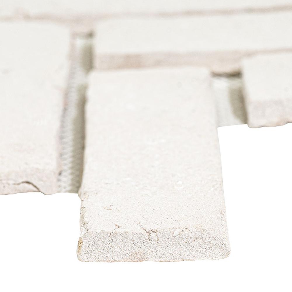 BrickStaks Alpine White Reclaimed Clay Brick