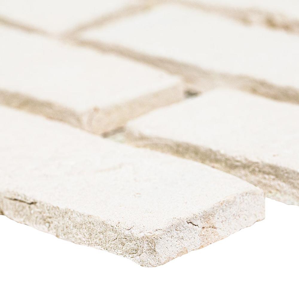 BrickStaks Alpine White Reclaimed Clay Brick