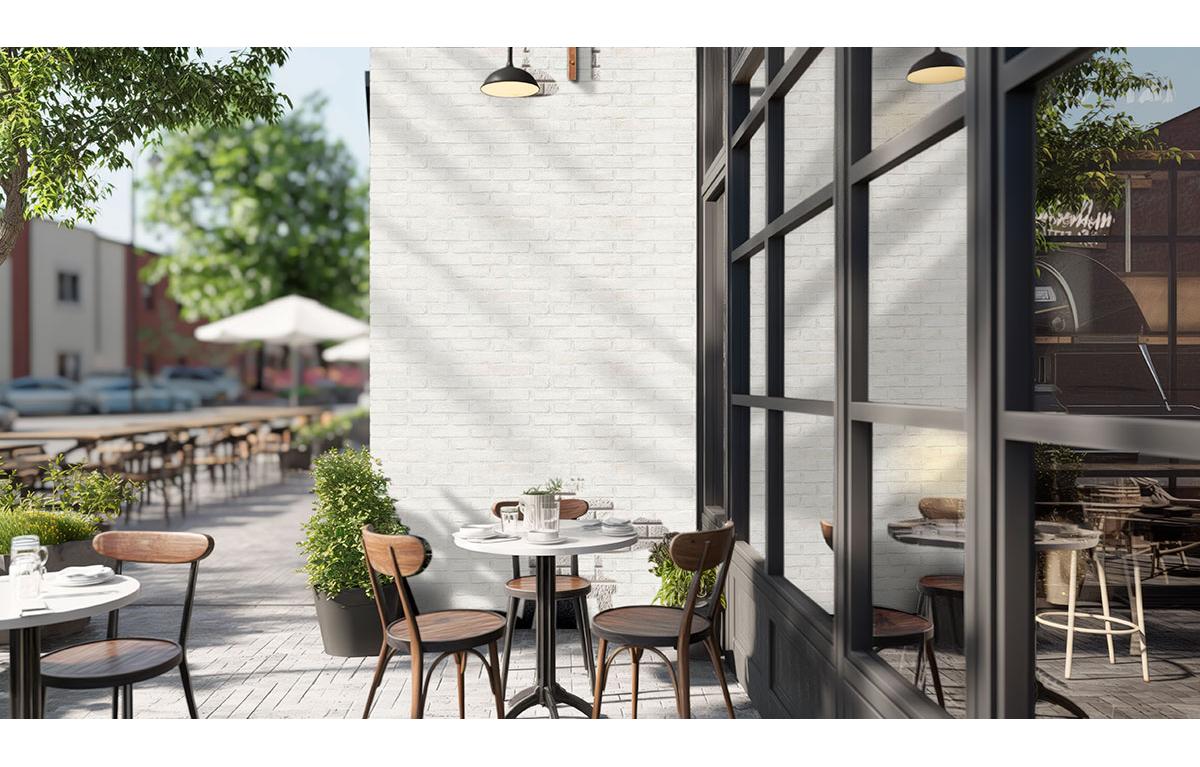 BrickStaks Alpine White Reclaimed Clay Brick