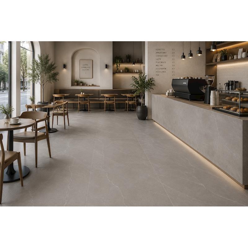 Archie Grey Matte Color Body +GHR + Punch, Porcelain Tile