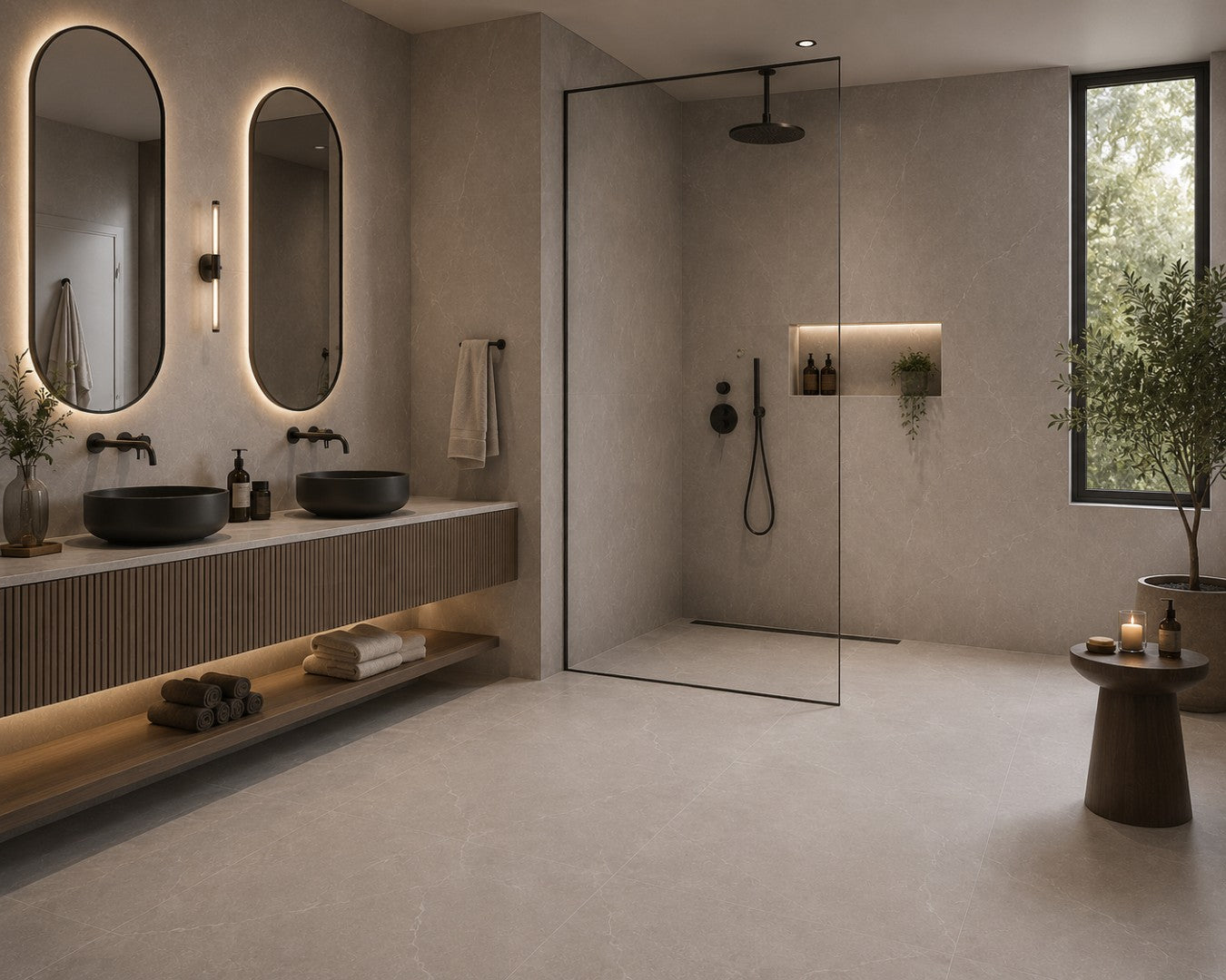 Archie Grey Matte Porcelain Tile