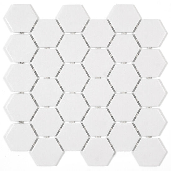 Quebec Series 2" Matte Porcelain Hexagons - image 1