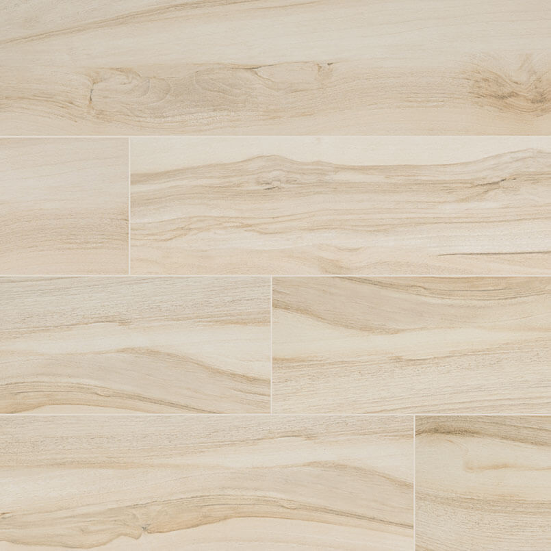 Aspenwood Arctic 9"x48" Matte Porcelain Tile - image 1