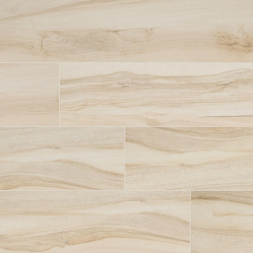 Aspenwood Arctic 9"x48" Matte Porcelain Tile - image 1