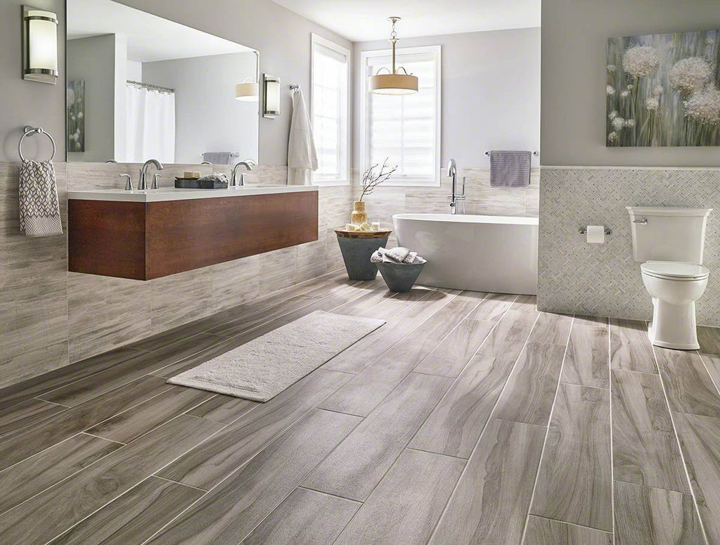 Aspenwood Ash 9"x48" Matte Porcelain Tile - image 3