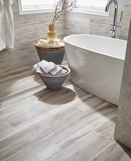 Aspenwood Ash 9"x48" Matte Porcelain Tile - image 2