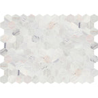 Avorio Saigon 3" Hexagon Honed Marble Mosaic - image 3