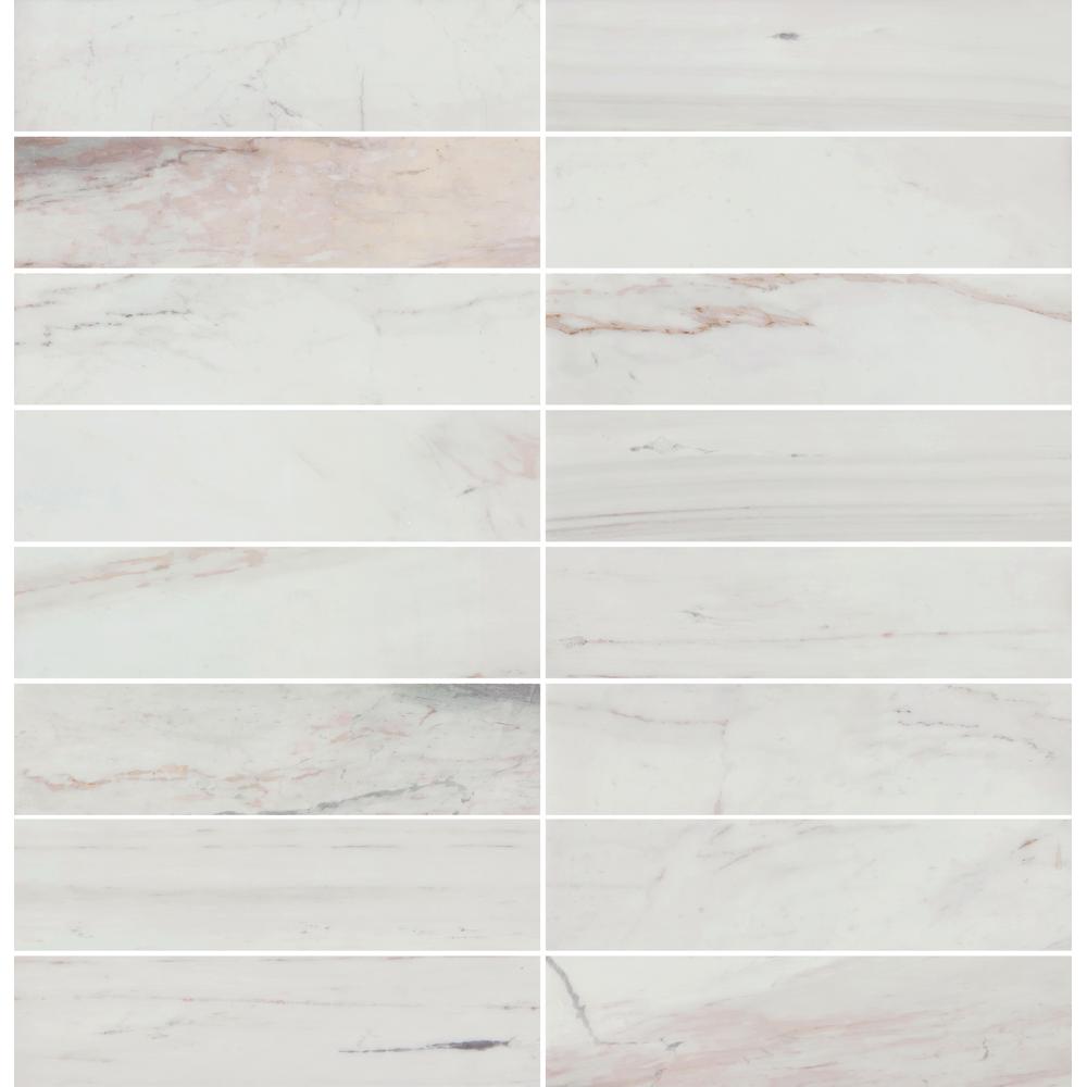 Avorio Saigon 3" x 12" Honed Marble Tile - image 3