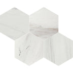 Avorio Saigon 6" Hexagon Honed Marble Mosaic - image 1