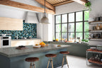 Azul Scallop Porcelain Mosaic