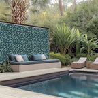 Azul Scallop Porcelain Mosaic
