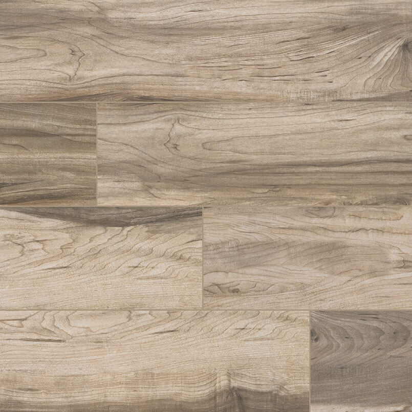 Carolina Timber II Beige Matte Porcelain Tile