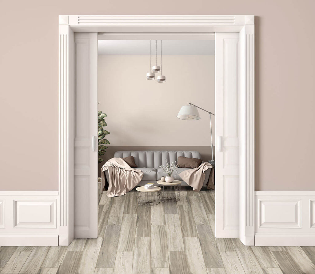 Carolina Timber II Beige Matte Porcelain Tile - image 4