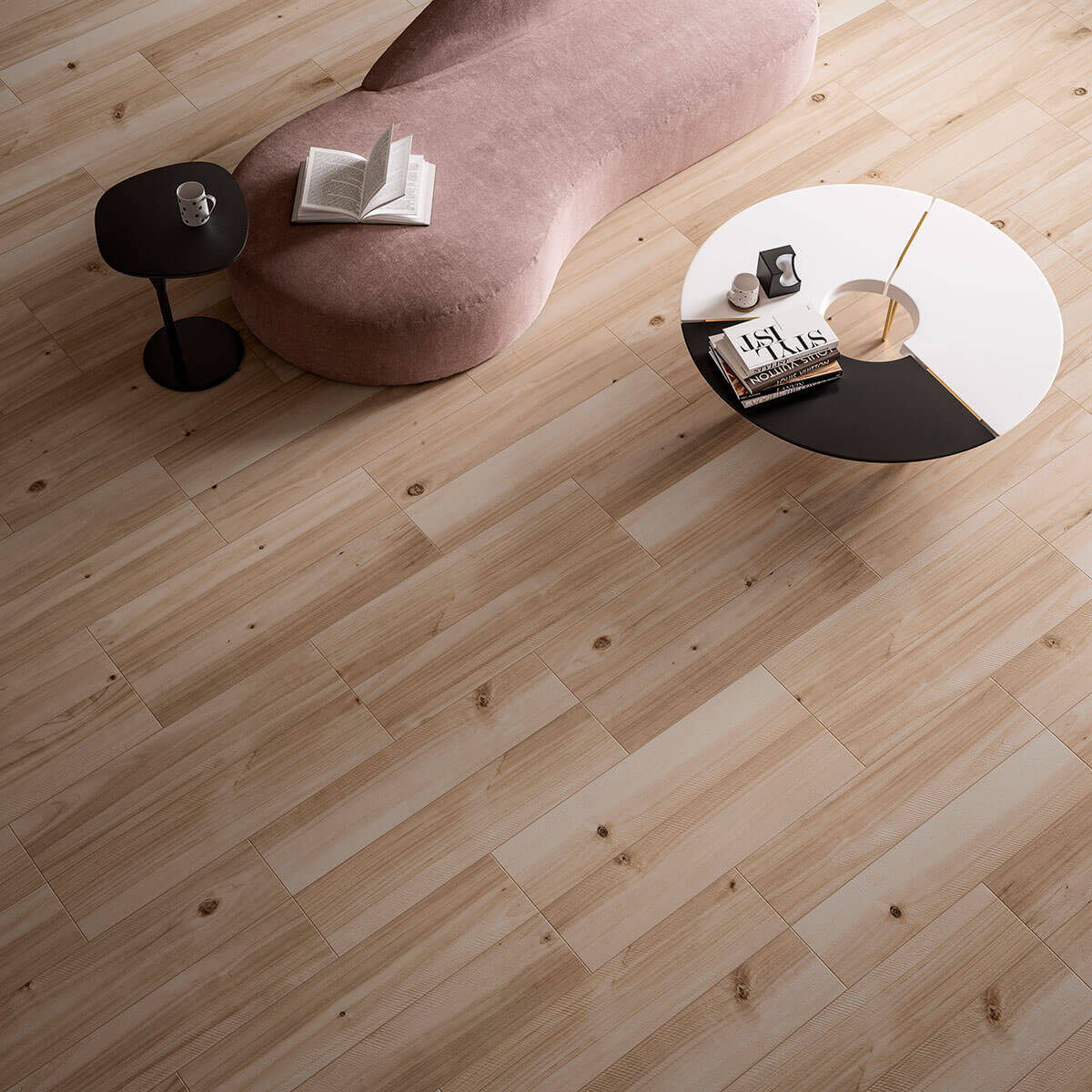 Havenwood Beige 8"x36" Matte Porcelain Tile - image 5