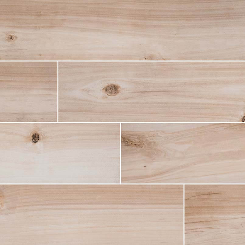 Havenwood Beige 8"x36" Matte Porcelain Tile - image 1