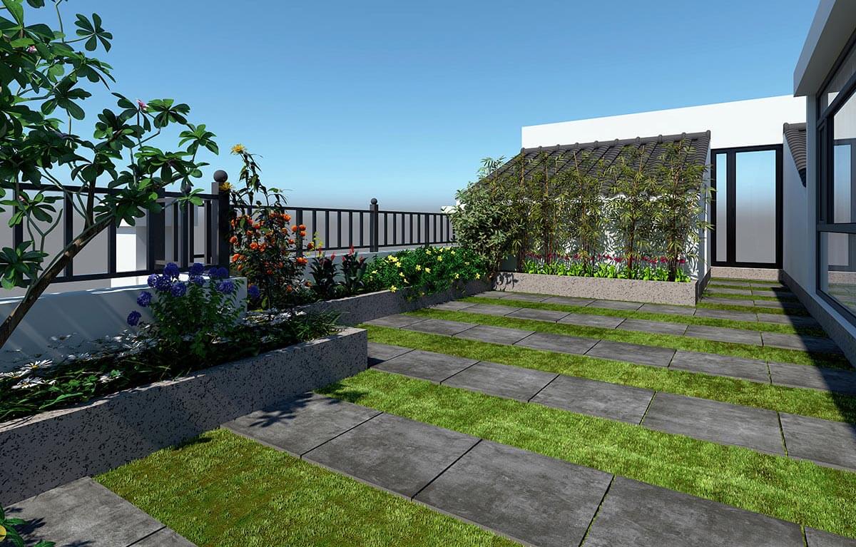 Beton Antracite 2CM Arterra Porcelain Paver - image 3