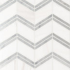 Bianco Dolomite Chevron - image 1