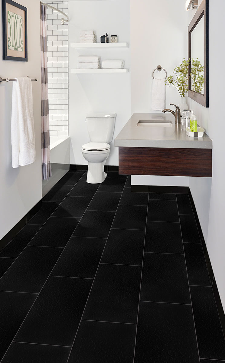 Domino Black Matte Porcelain Tile - image 4