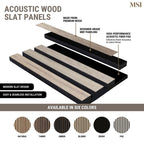 Standard Slat Panels Blonde Acoustic Wood Slat Panels 9.5" x 94.5" Misc Wood Tile - image 6
