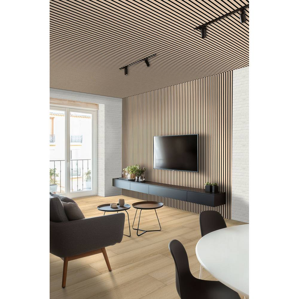 Standard Slat Panels Blonde Acoustic Wood Slat Panels 9.5" x 94.5" Misc Wood Tile - image 9
