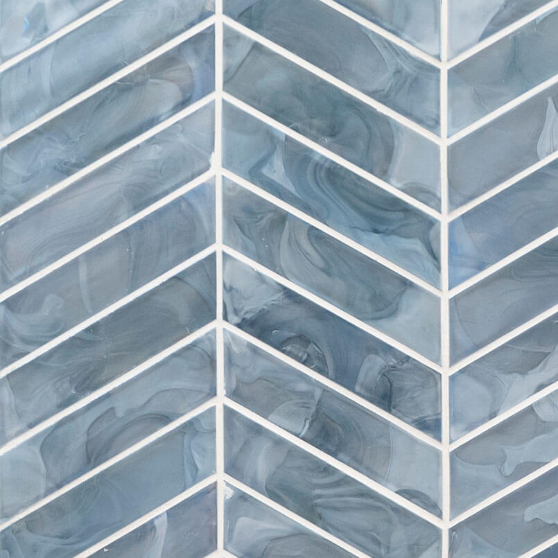 Blue Shimmer Chevron - image 1