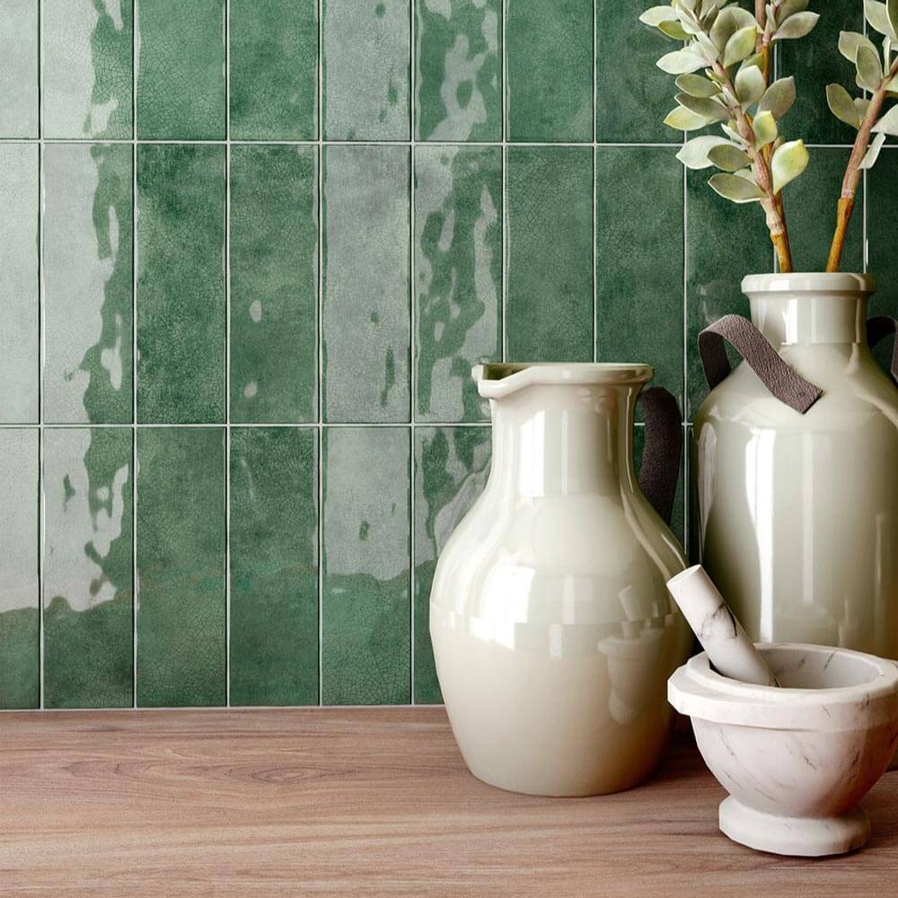Borgo Green 2.5"x8" Porcelain Tile - image 1