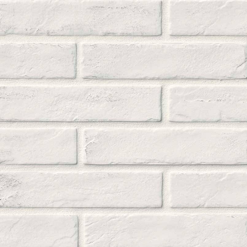 Brickstone Capella White 2"x10" Porcelain Tile - image 1