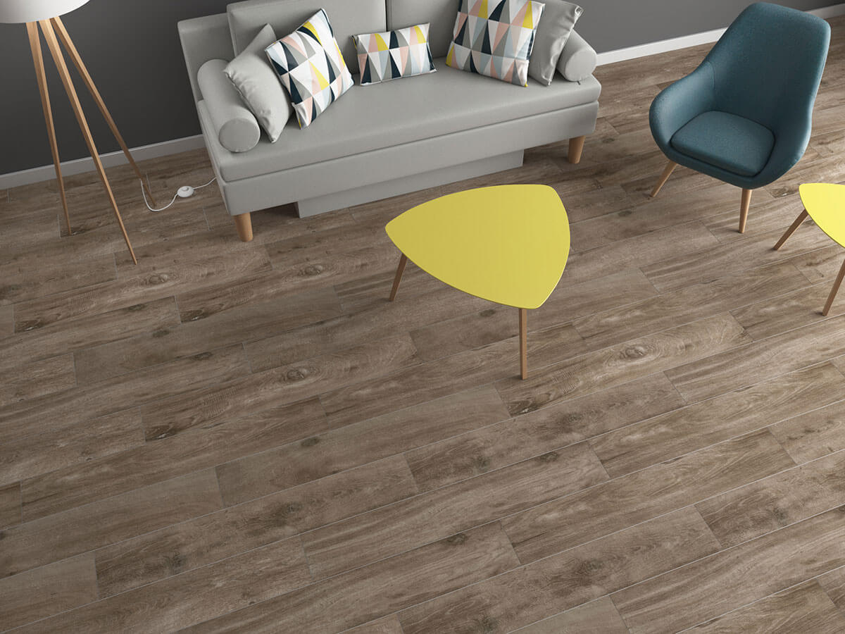 Cottage Brown 8"x48" Matte Porcelain Tile - image 2