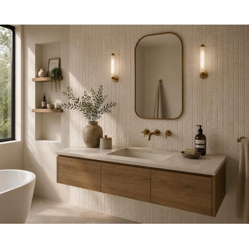Bunbury Greige 2"x10" Porcelain Tile