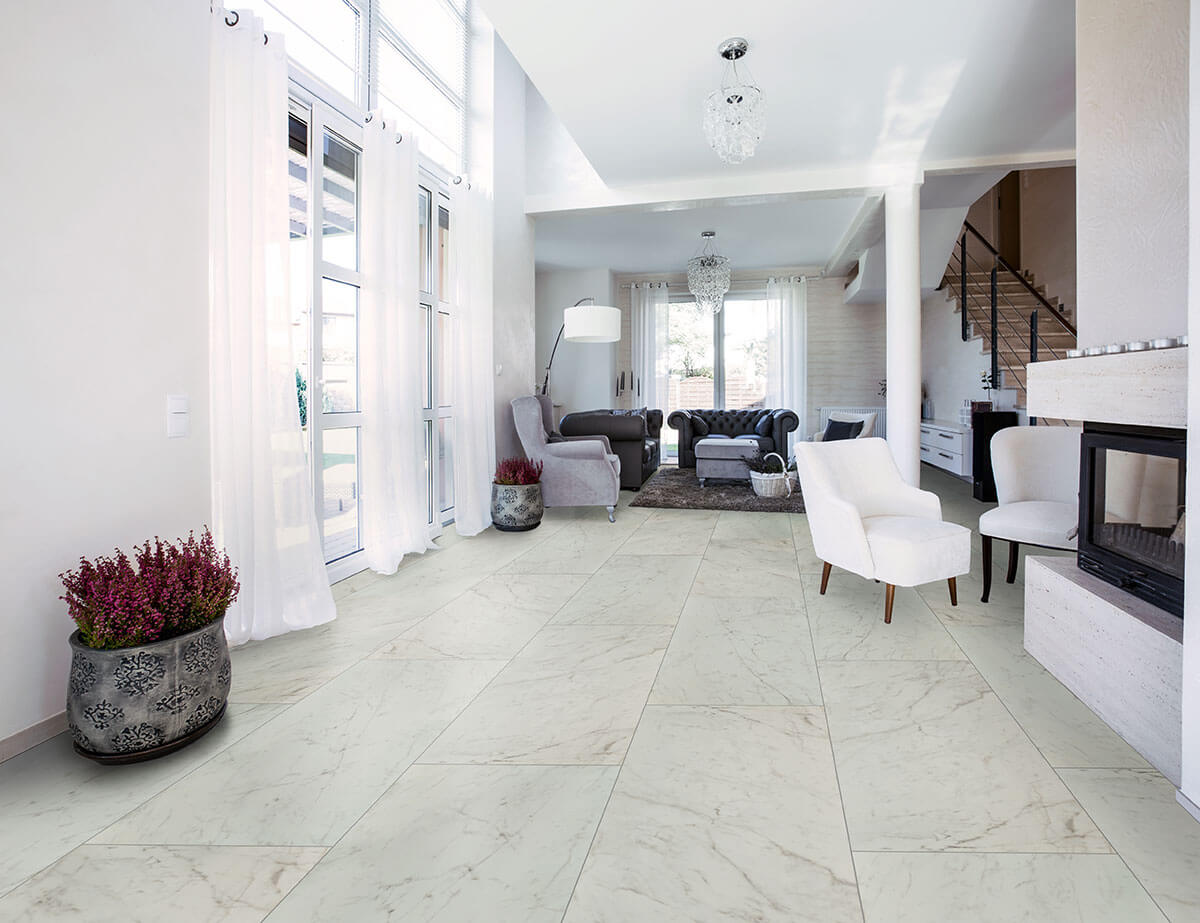 Kaya Carrara Bianco Porcelain Tile - image 8